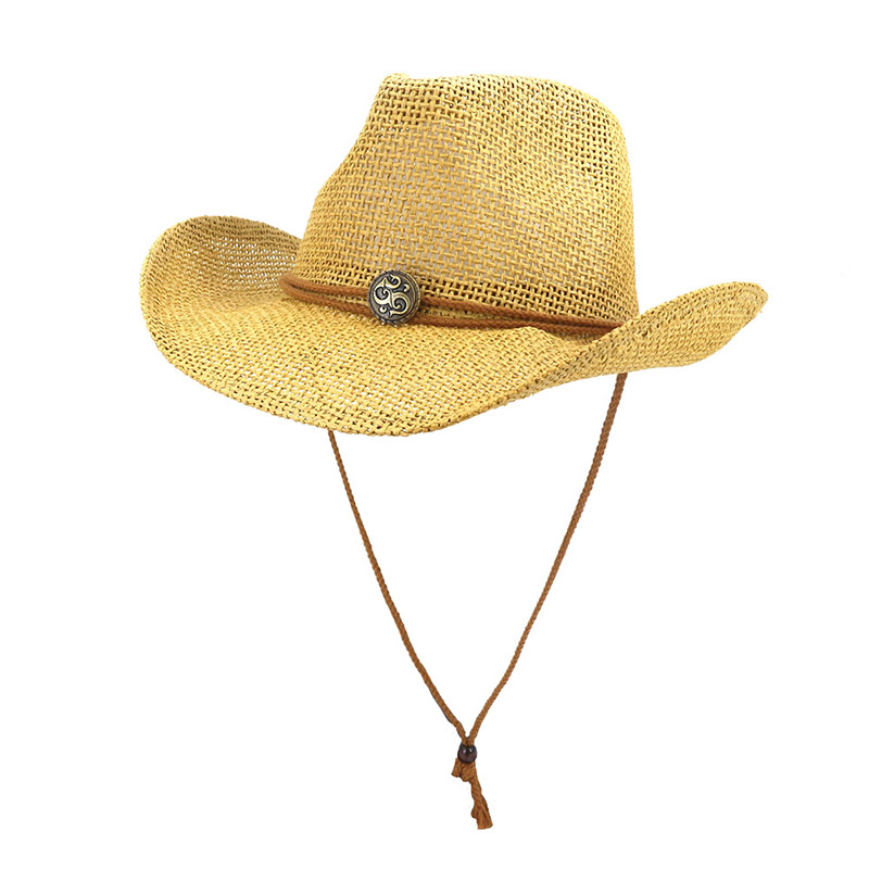 Felnőtt Sun Straw Western Cowboy Hat