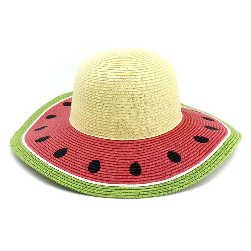 Olcsó Vicces Print Görögdinnye Floppy Sun Hat