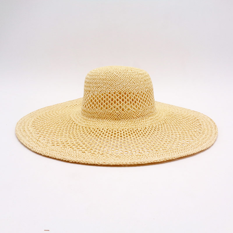 A legújabb francia stílusú Hollow out Lady Beach Hat